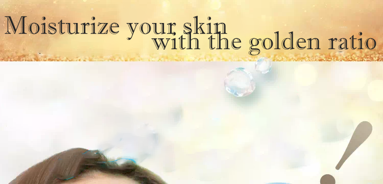 Moisturize your skin with the golden balance!